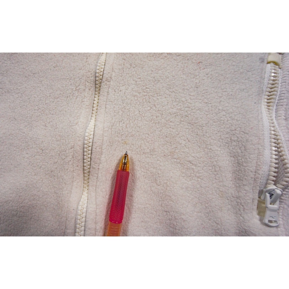 Vineyard Vines Jacket Womens Medium White Vest Fleece Full Zip Outdoors Ladies - Picture 5 of 13